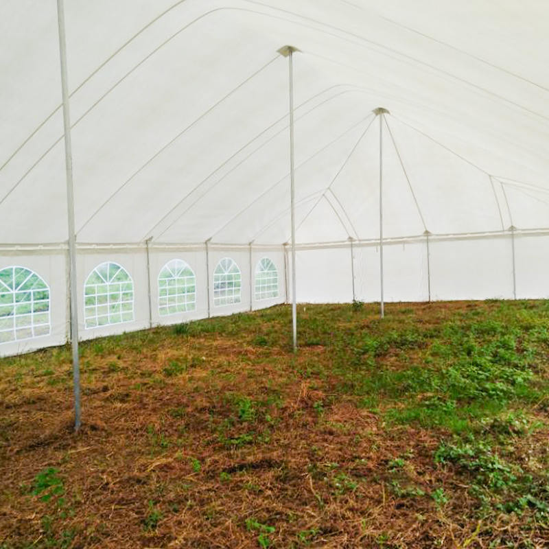 Tenda tradizionale con palo resistente in PVC 9X18 m