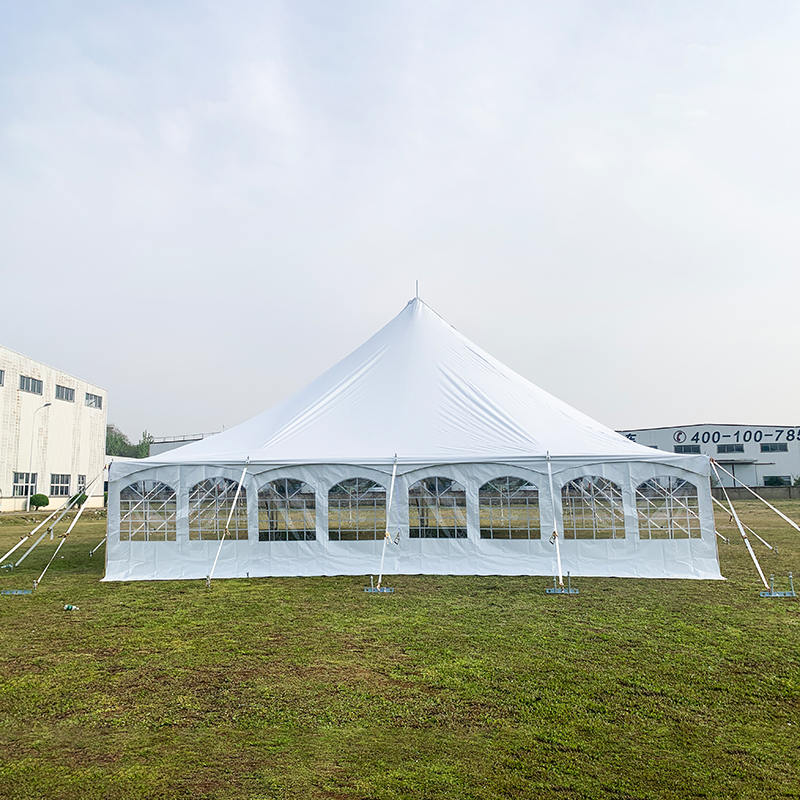 Tenda commerciale sezionale premium con palo da 40