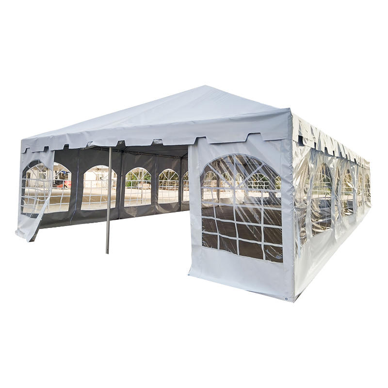 Tenda per feste in PVC con tubo singolo in alluminio e struttura West Coast da 20