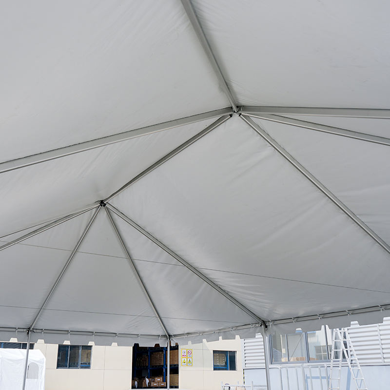 Tendone per feste componibile in PVC con telaio doppio in alluminio da 30