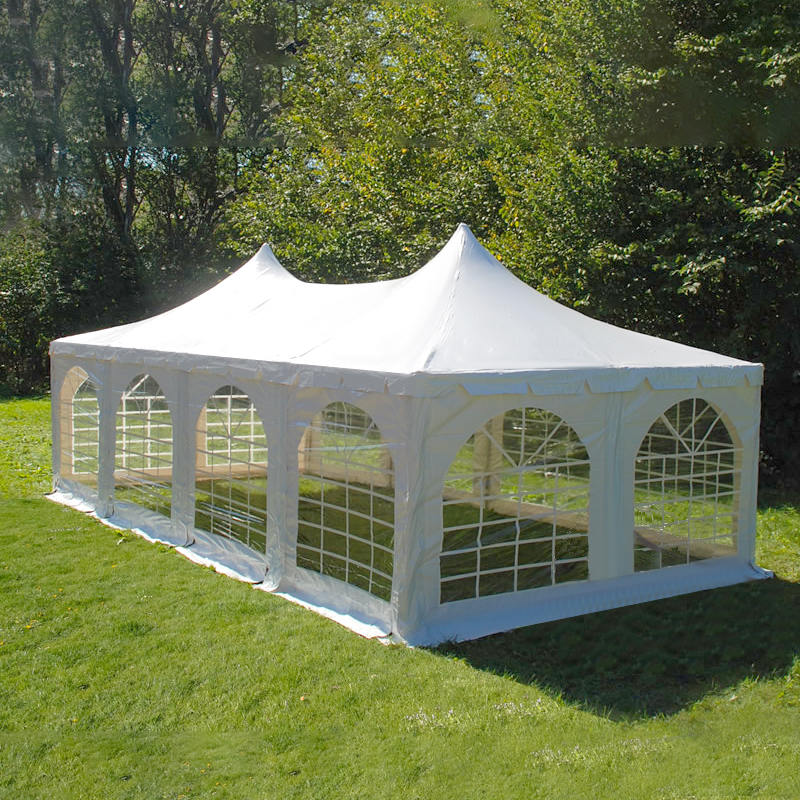 Tendone per feste con pagoda all'aperto a doppio picco 4x8-2,3 m