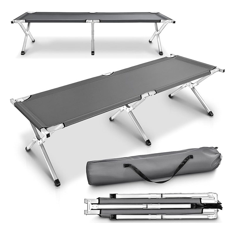 Lettino da campo in acciaio resistente