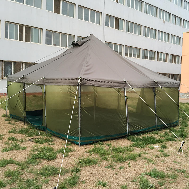 Tenda militare con palo 4,8x4,8 m - Tipo tropicale