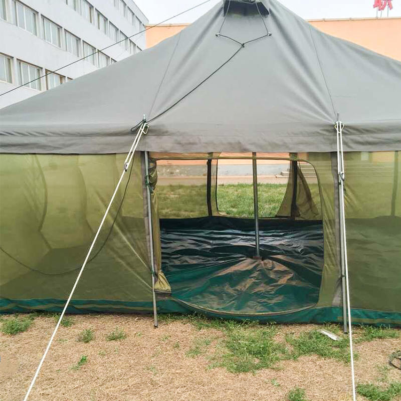 Tenda militare con palo 4,8x4,8 m - Tipo tropicale