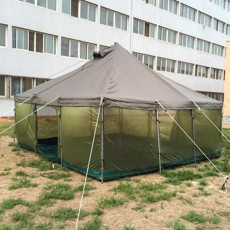 Tenda militare con palo 4,8x4,8 m - Tipo tropicale