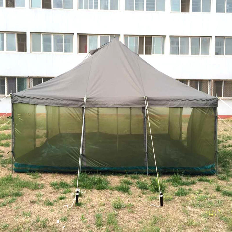 Tenda militare con palo 4,8x4,8 m - Tipo tropicale