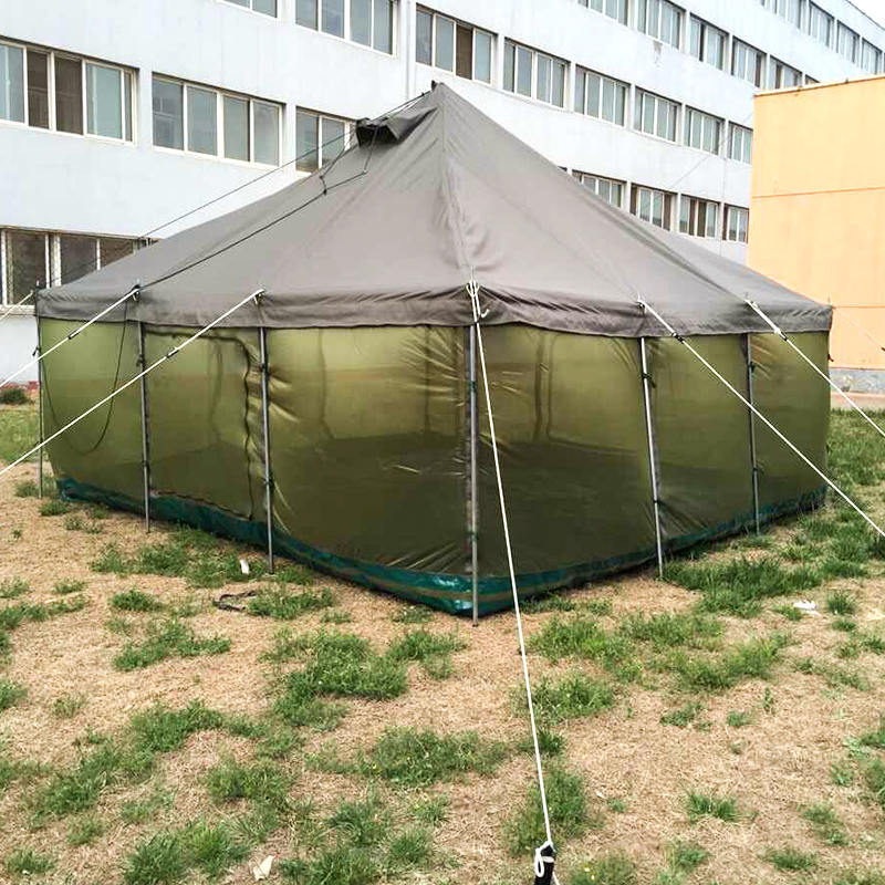 Tenda militare con palo 4,8x4,8 m - Tipo tropicale
