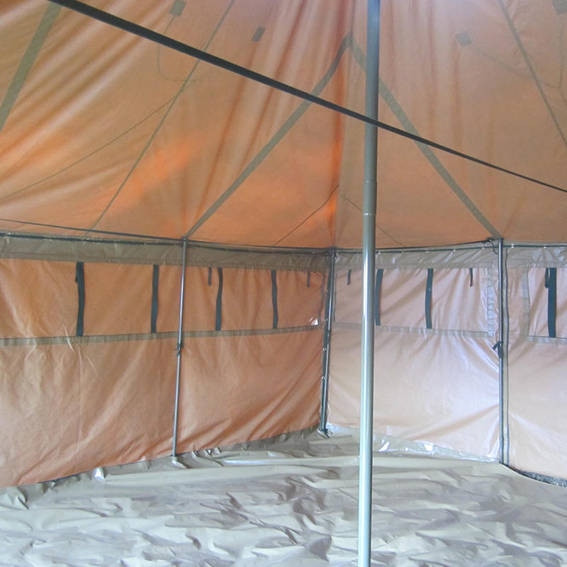 Tenda militare in tela da 5x5 m per 8-12 persone