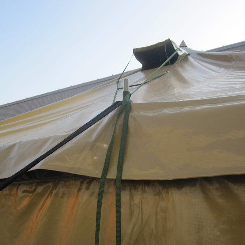 Tenda militare in tela da 5x5 m per 8-12 persone
