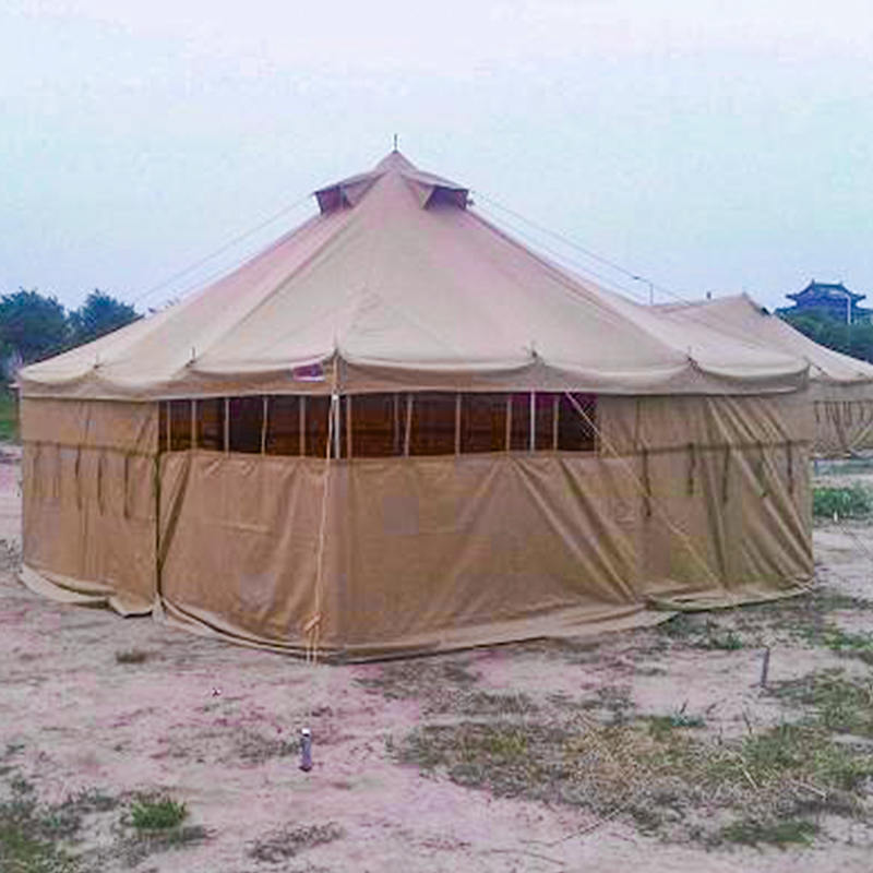 Tenda militare in tela da 5x5 m per 8-12 persone