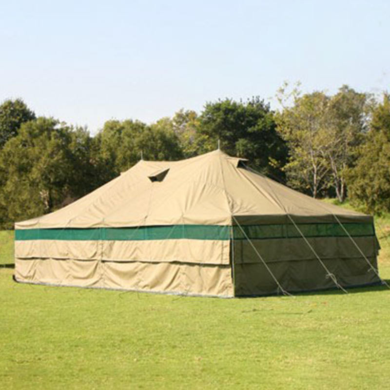 Tenda da tetto in tela militare per uso generale da 5x10 m