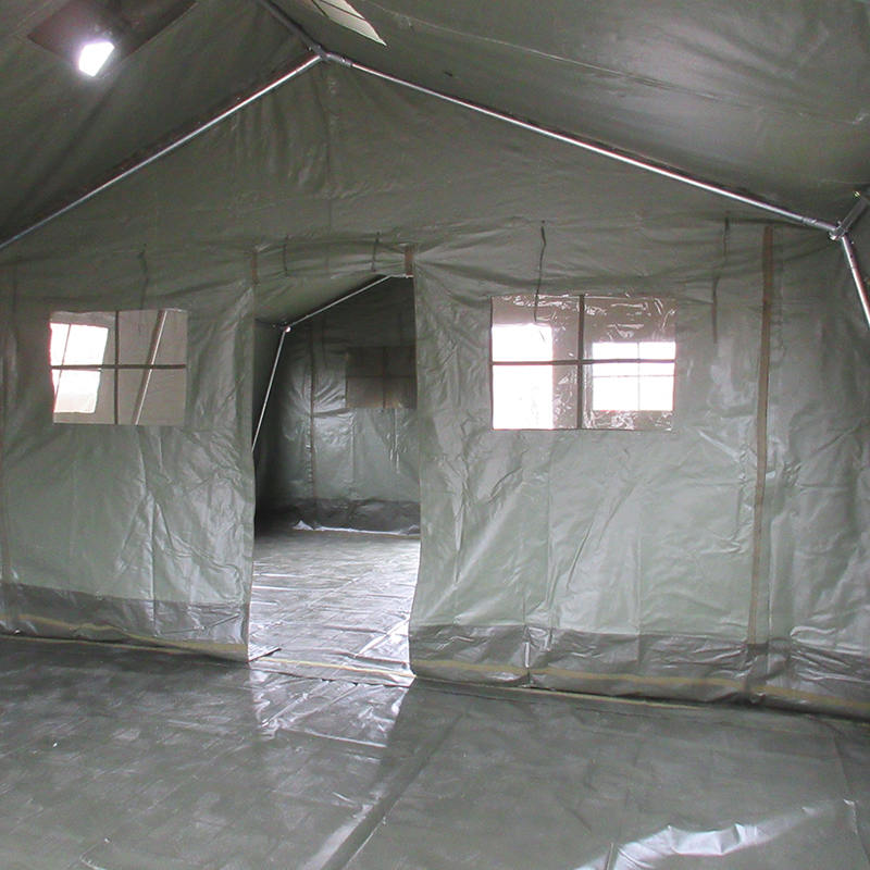 Tenda militare modulare in tela 5,6x4 m