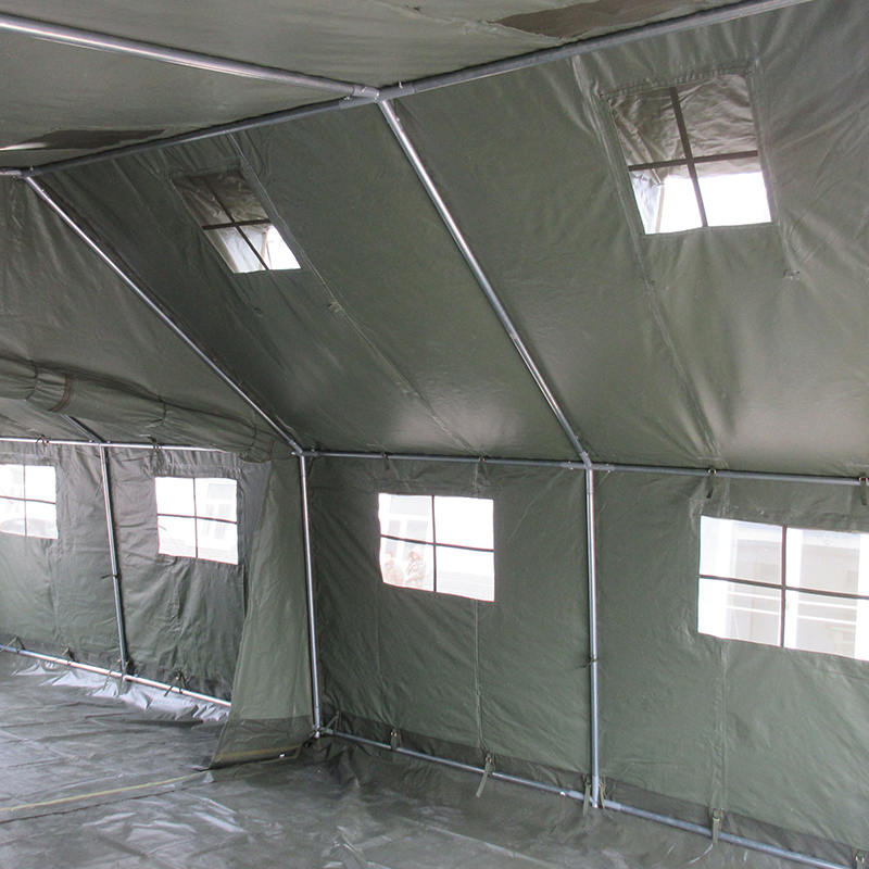 Tenda militare modulare in tela 5,6x4 m