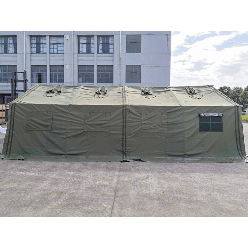 Tenda militare modulare in tela 5,6x4 m