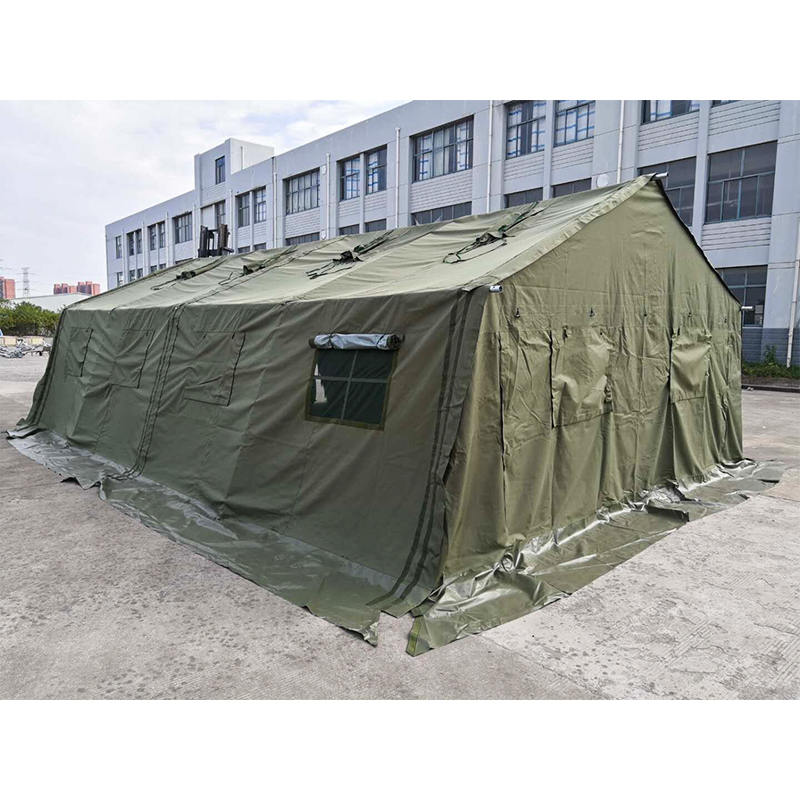 Tenda militare modulare in tela 5,6x4 m