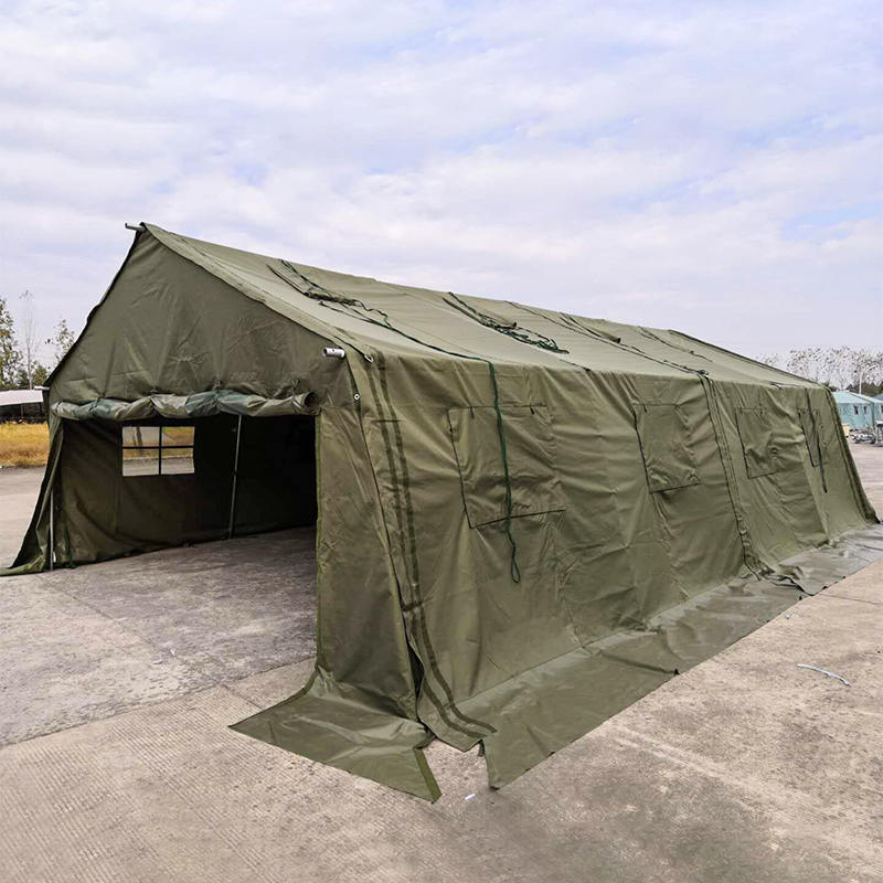 Tenda militare modulare in tela 5,6x4 m