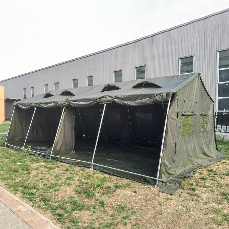Tenda militare modulare in tela 5,6x4 m