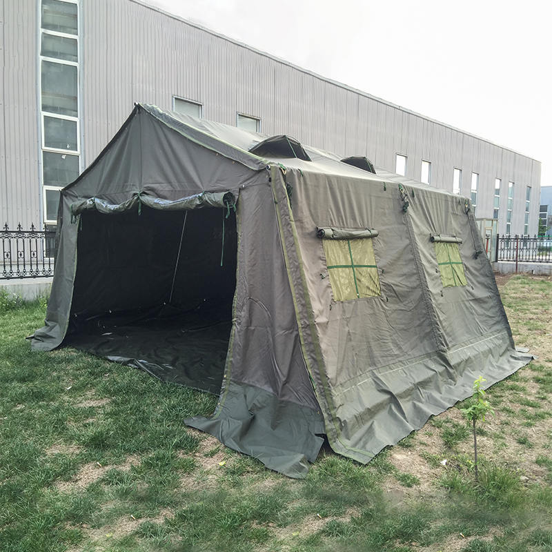 Tenda militare modulare in tela 5,6x4 m