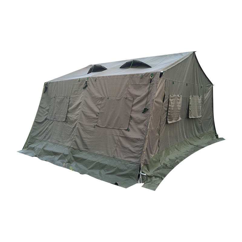 Tenda militare modulare in tela 5,6x4 m