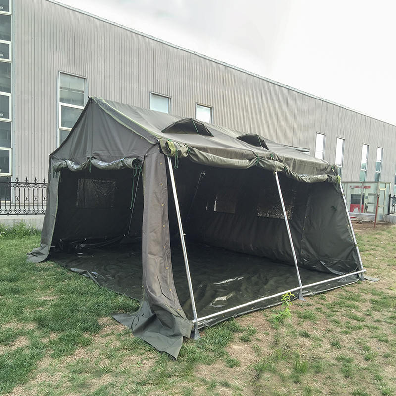 Tenda militare modulare in tela 5,6x4 m