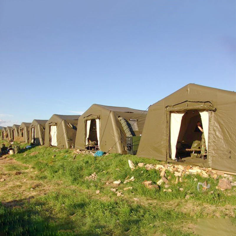 Piccoli rifugi gonfiabili a bassa pressione multiuso da 5,6x5,15 m a schieramento rapido