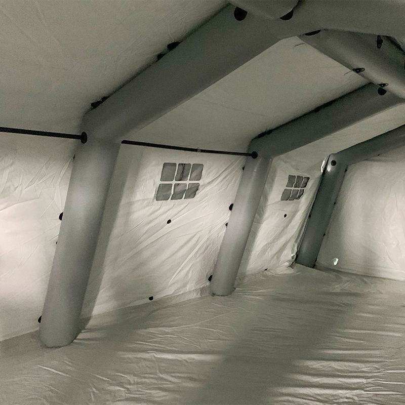 Tenda gonfiabile multiuso a schieramento medio rapido a bassa pressione da 5,6x7,55 m