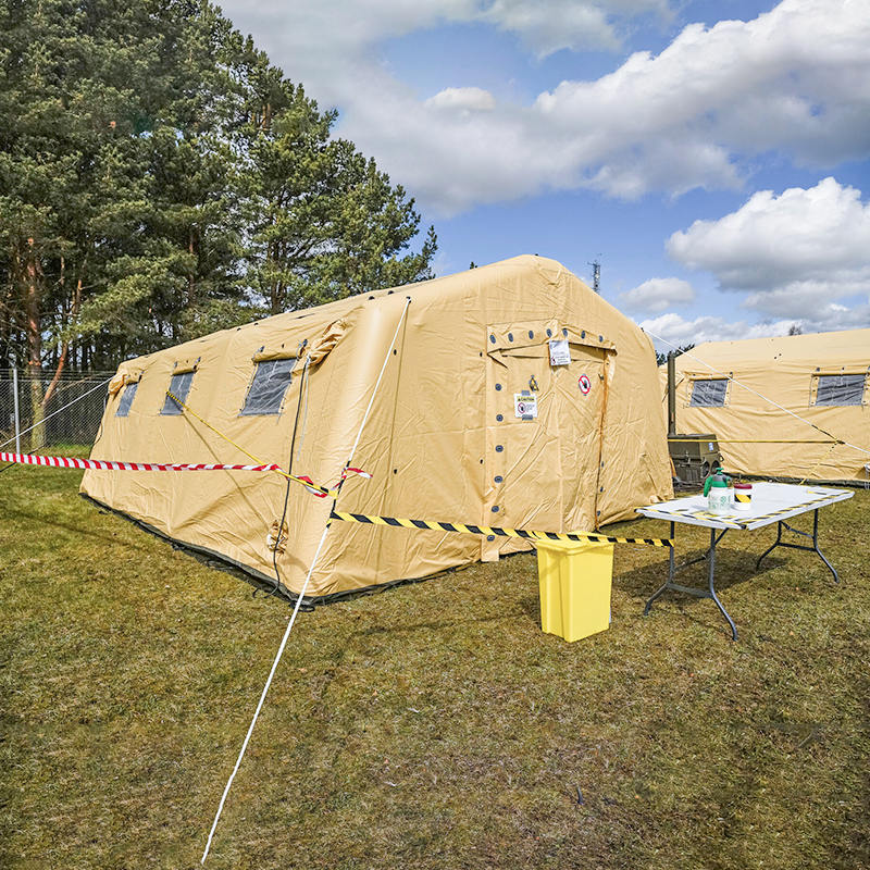 Tenda gonfiabile multiuso a schieramento medio rapido a bassa pressione da 5,6x7,55 m