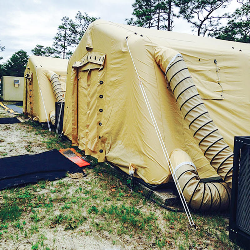 Tenda gonfiabile multiuso a schieramento medio rapido a bassa pressione da 5,6x7,55 m