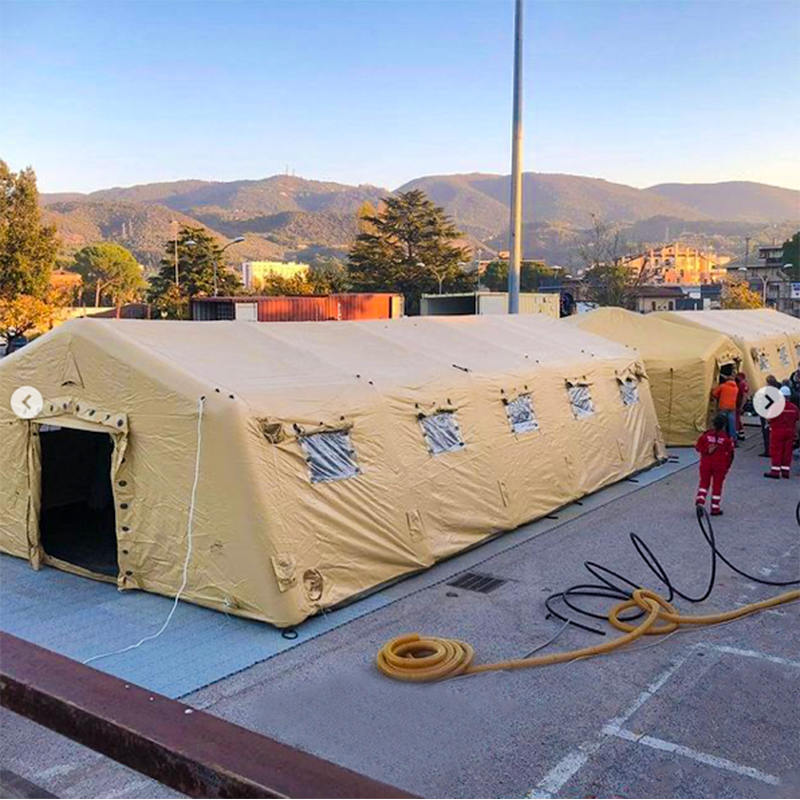 Tenda ermetica gonfiabile multiuso di grandi dimensioni a bassa pressione da 5,6x12,35 m
