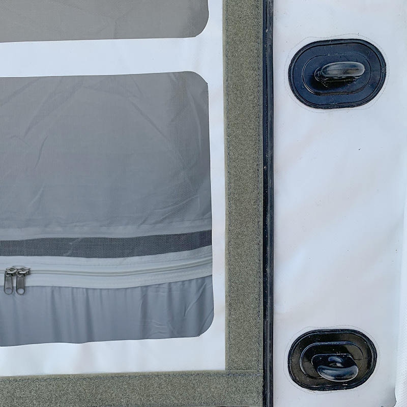 Tenda gonfiabile dispensario della Croce Rossa da 30 m²