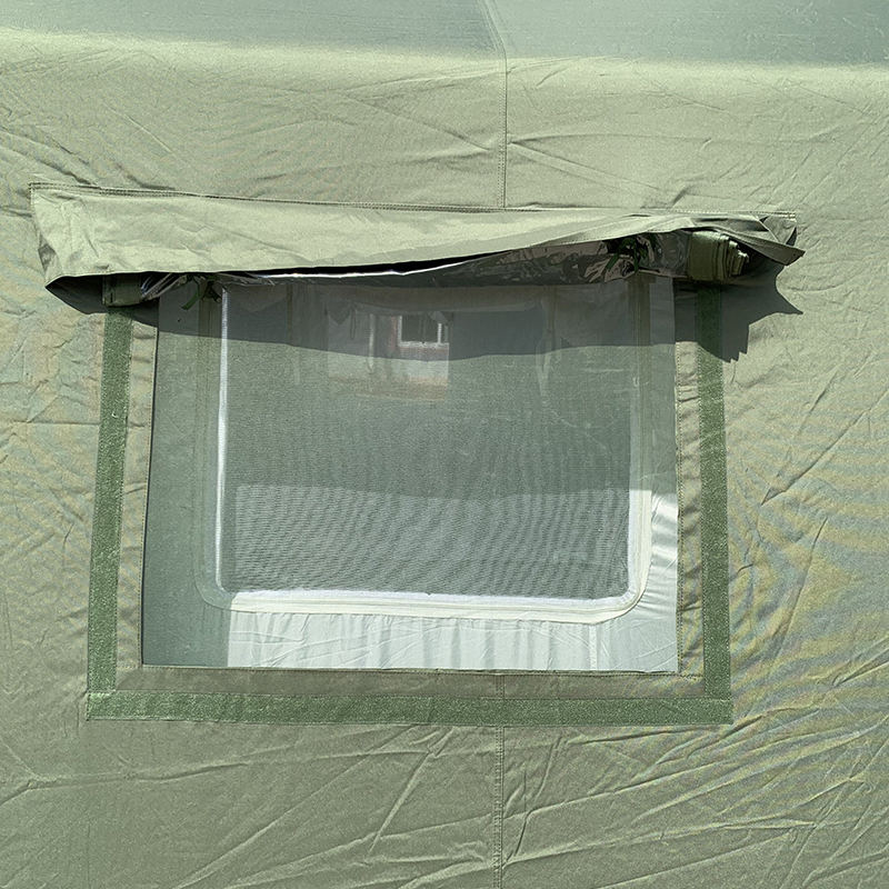 Tenda gonfiabile per comando militare a schieramento rapido da 30 m²