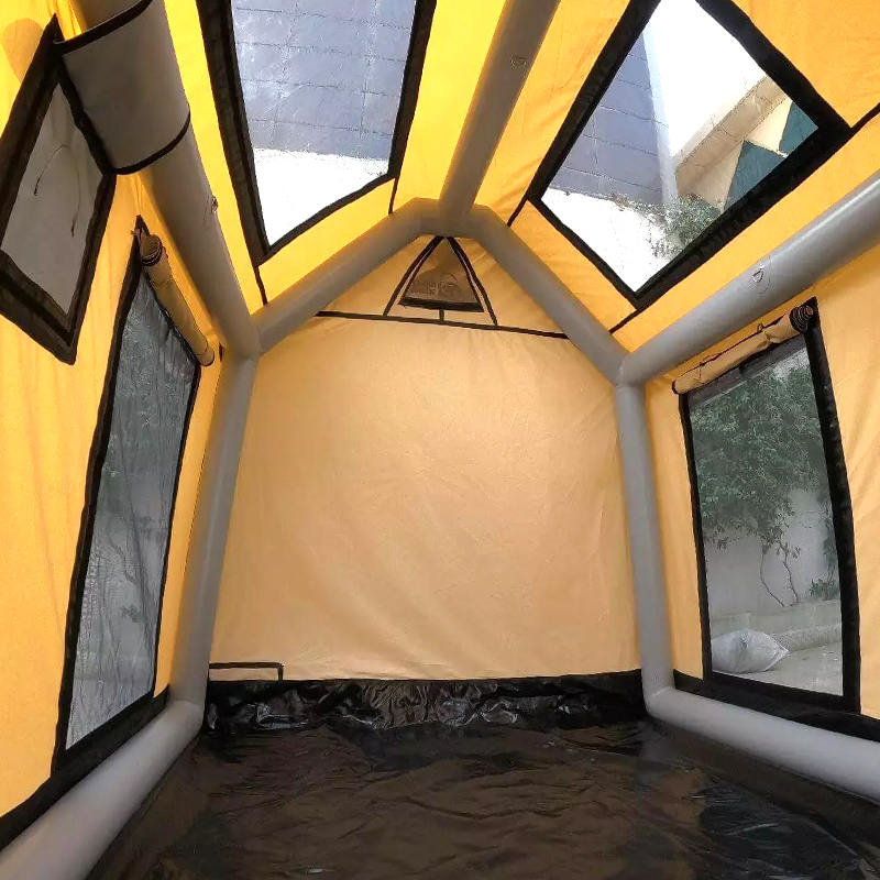 Tenda da campeggio gonfiabile glamour per quattro stagioni per 2-4 persone