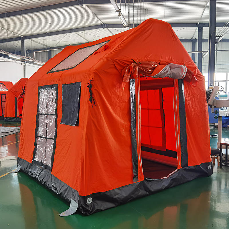 Tenda da campeggio gonfiabile glamour per quattro stagioni per 2-4 persone
