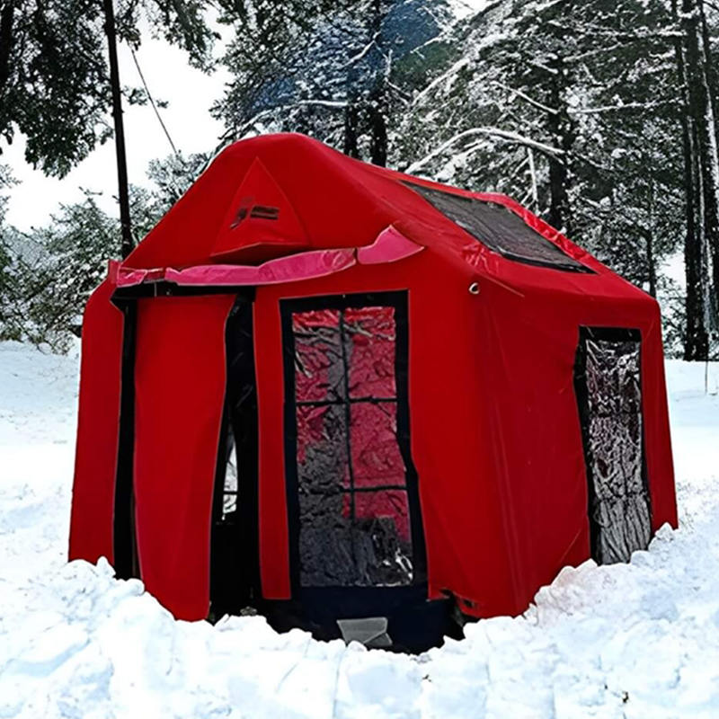Tenda da campeggio gonfiabile glamour per quattro stagioni per 2-4 persone
