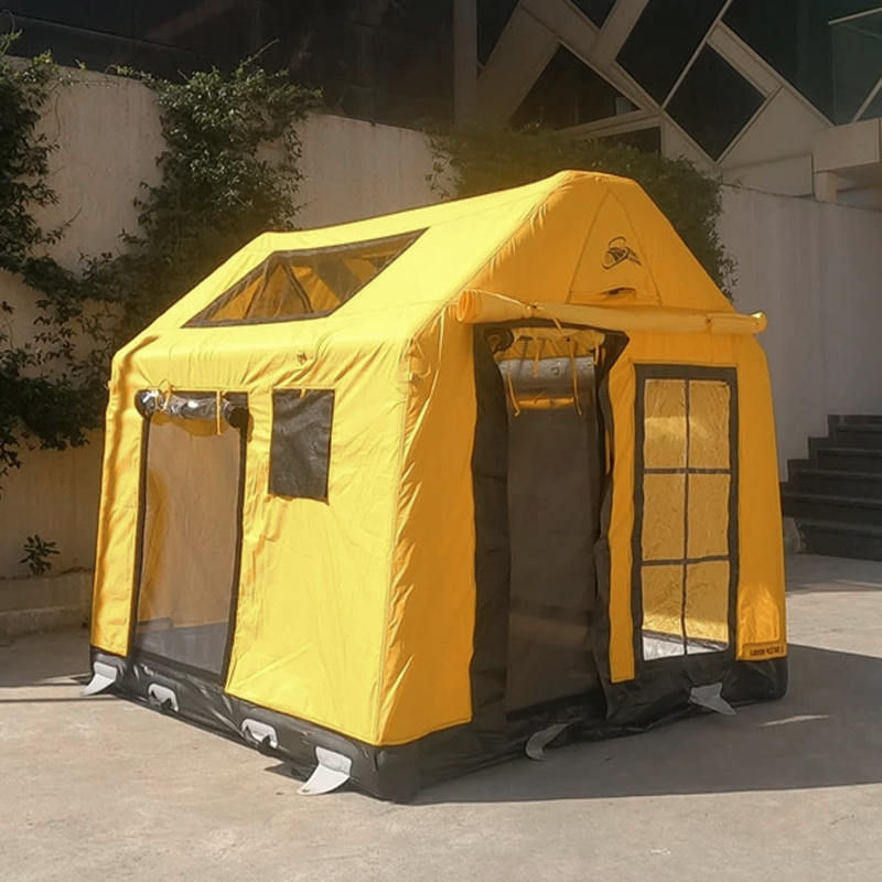 Tenda da campeggio gonfiabile glamour per quattro stagioni per 2-4 persone