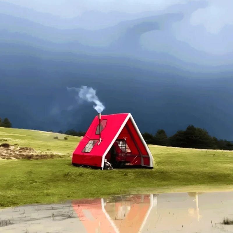 Tenda gonfiabile impermeabile per quattro stagioni per 8-10 persone per il campeggio